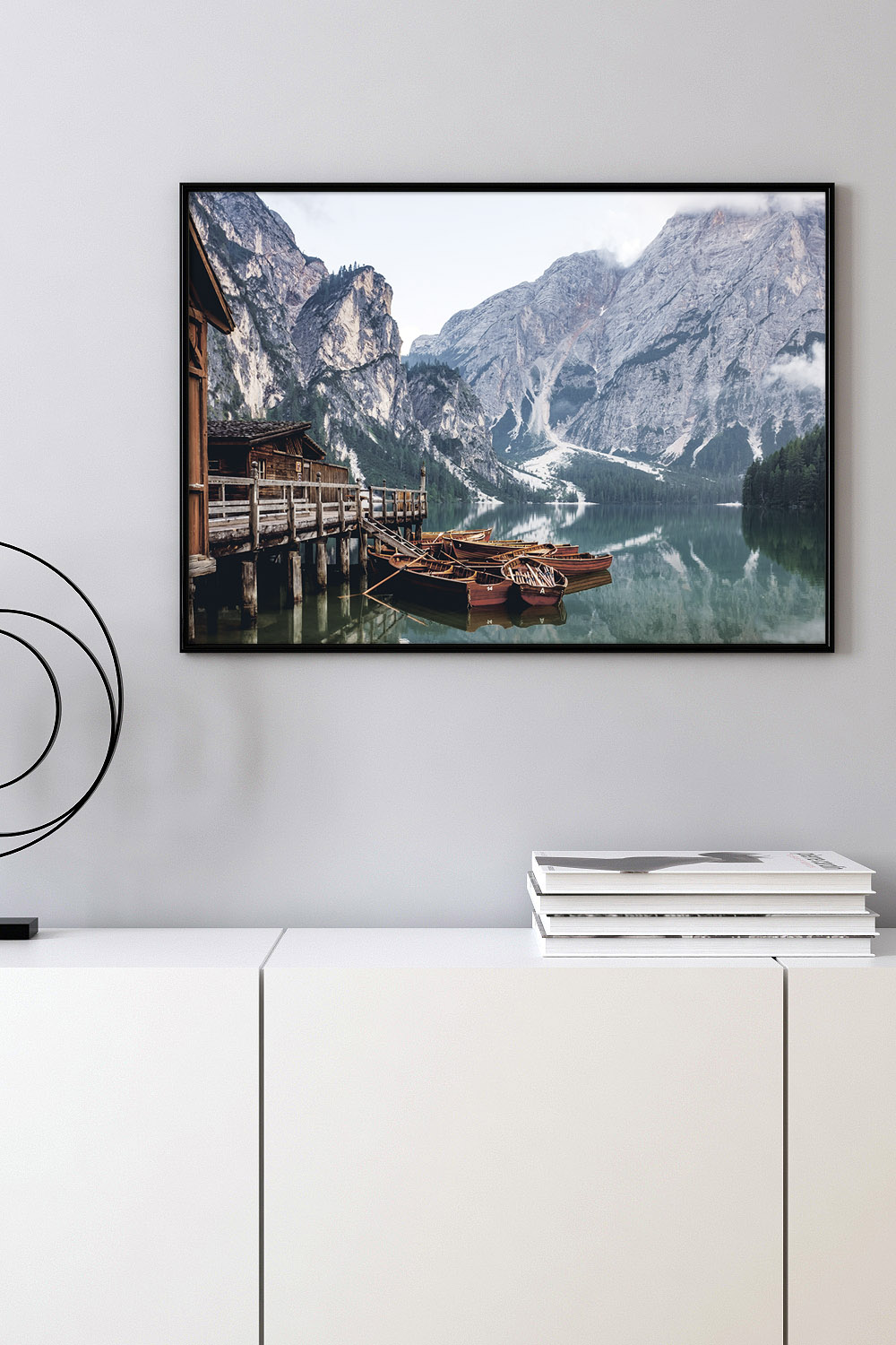 Постер Голубое Озеро #3