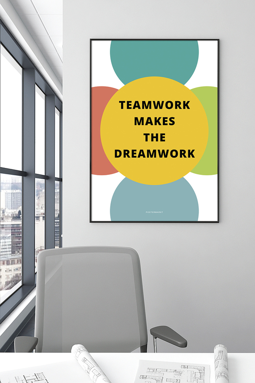 Постер для офиса TEAMWORK