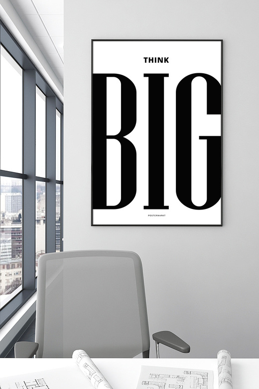 Постер для офиса THINK BIG