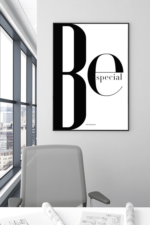 Постер для офиса BE SPECIAL