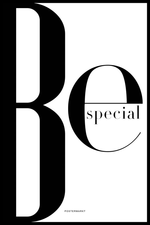 Постер для офиса BE SPECIAL