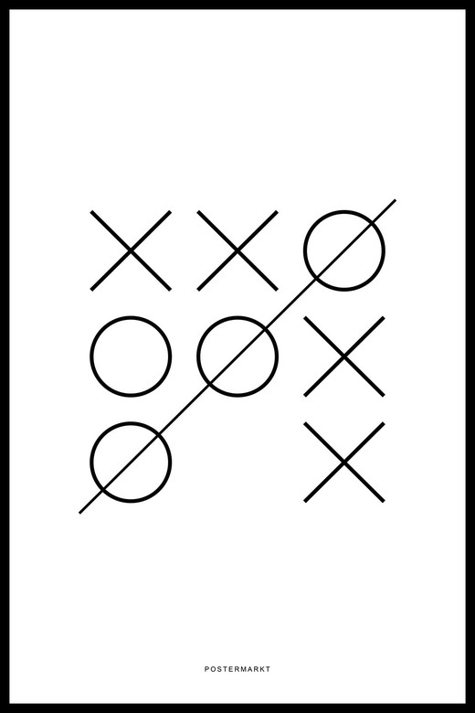 Постер для офиса X/O