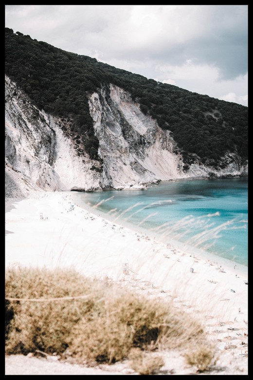 Постер Пляж С Белым Песком