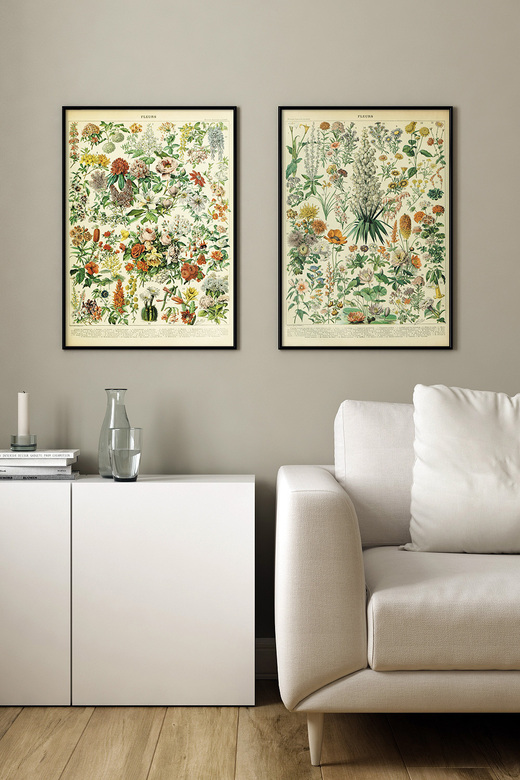 Винтажный Постер Цветы #2