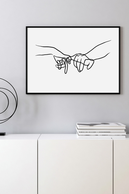 Постер Две Руки Вместе