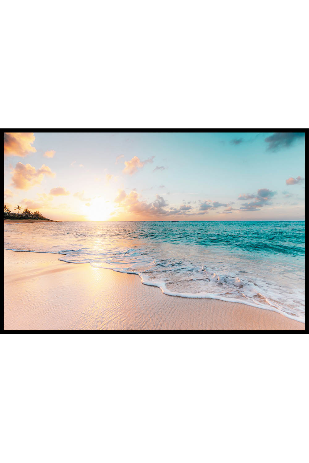 Постер Закат Над Водой