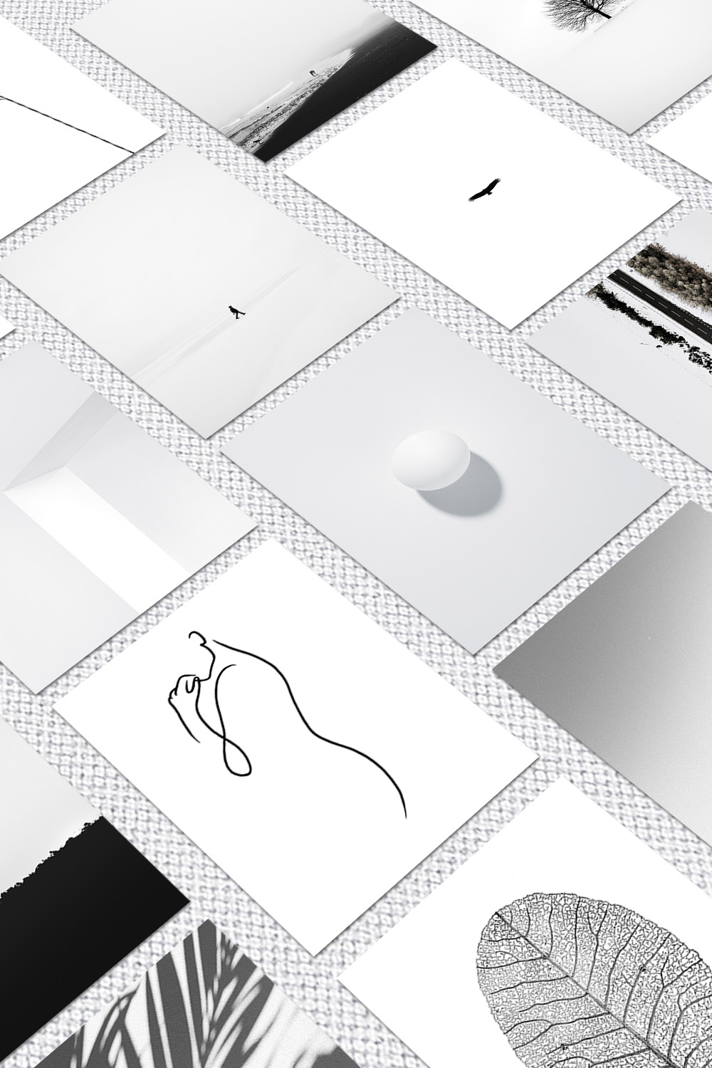 НАБОР ИЗ 20 ПОСТЕРОВ МИНИМАЛИЗМ