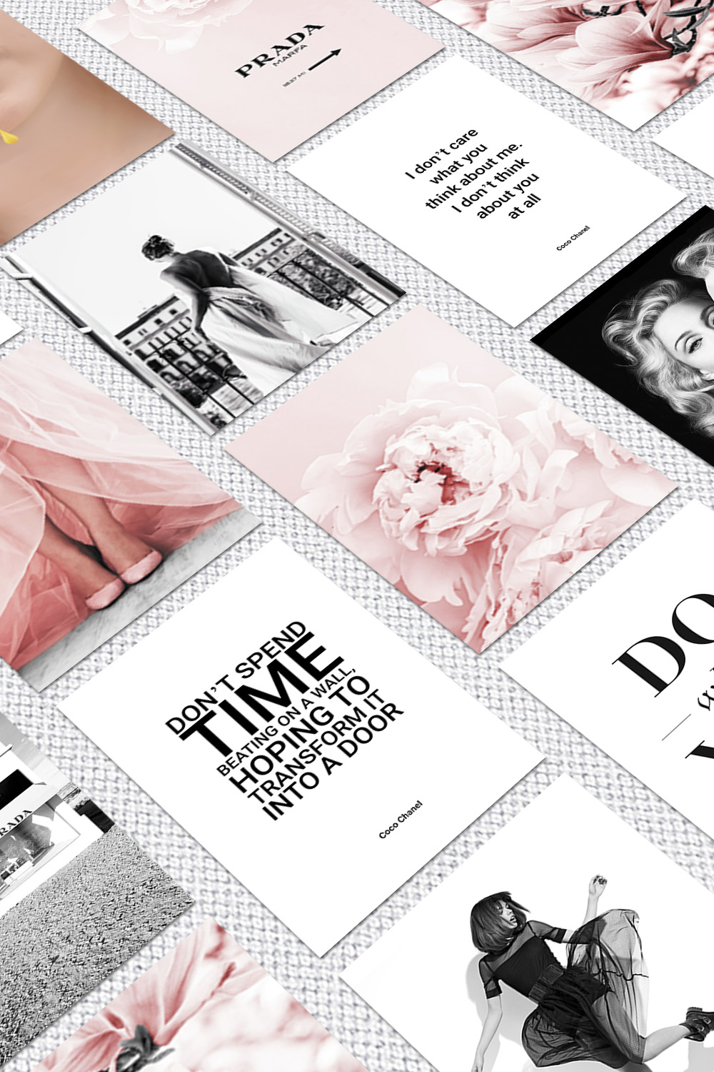 НАБОР ИЗ 20 ПОСТЕРОВ FASHION