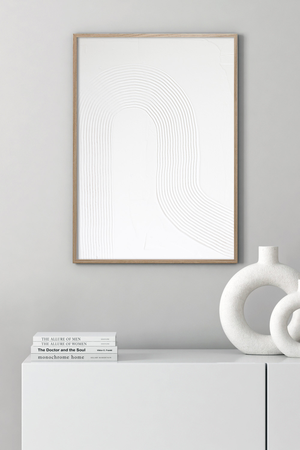 Объемная картина для интерьера в рамке Рельеф #04