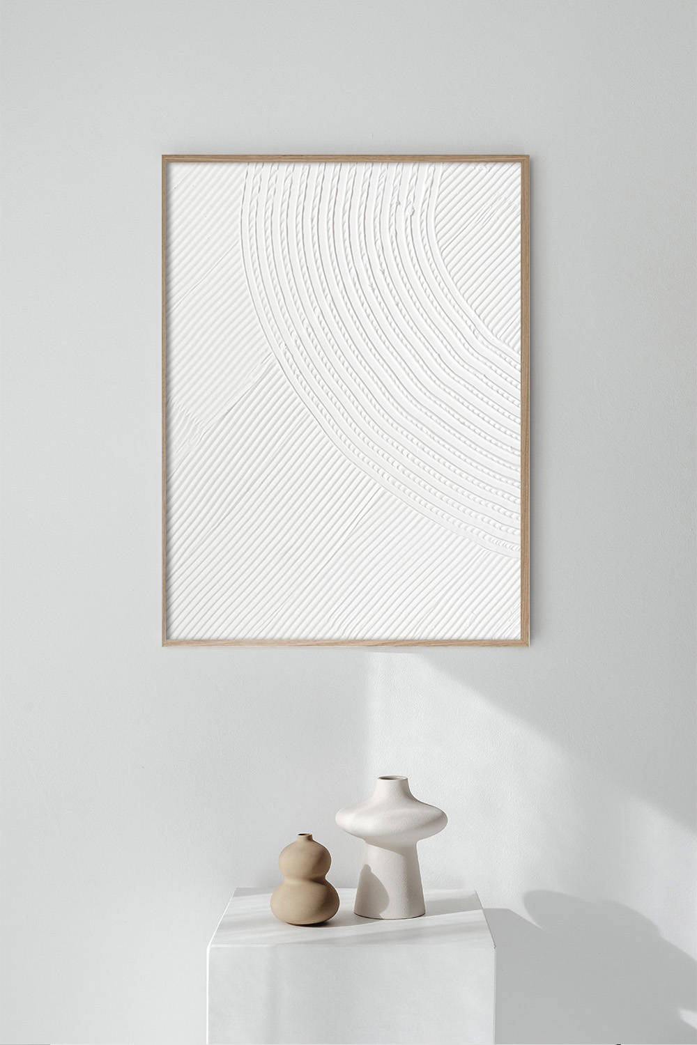 Объемная картина для интерьера в рамке Рельеф #06