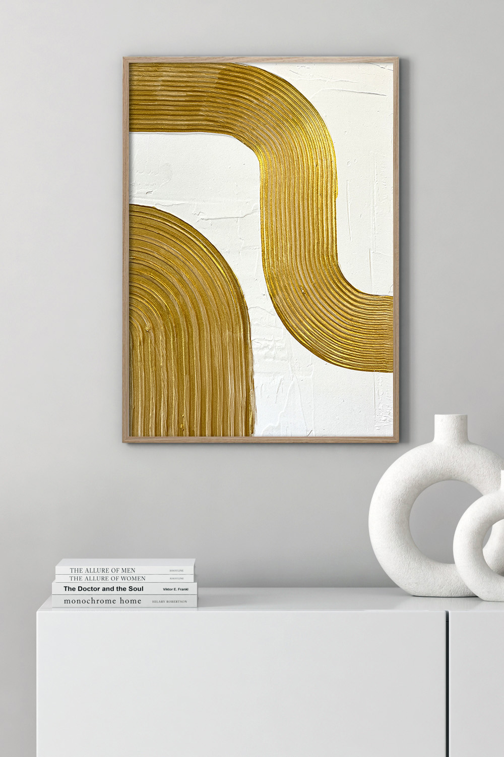 Объемная картина для интерьера в рамке Рельеф #09