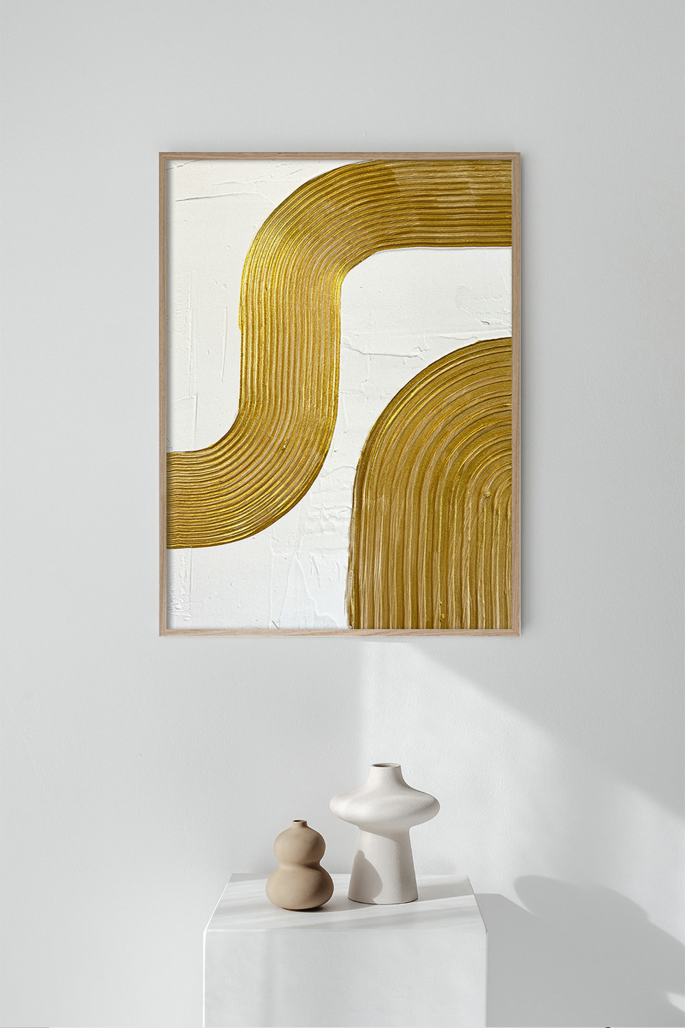 Объемная картина для интерьера в рамке Рельеф #10