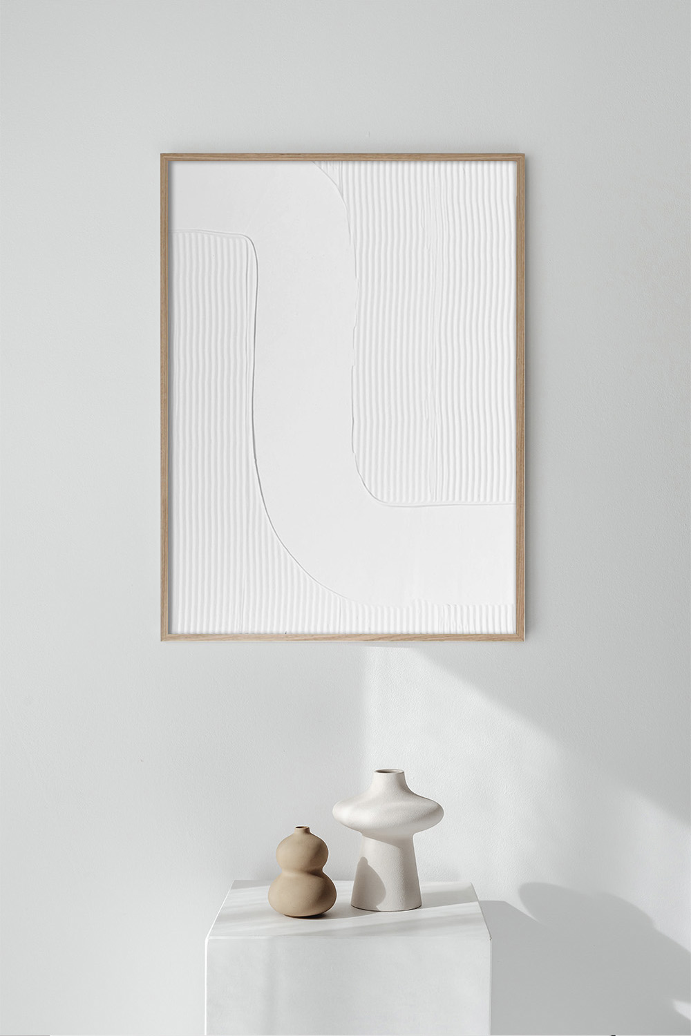 Объемная картина для интерьера в рамке Рельеф #11