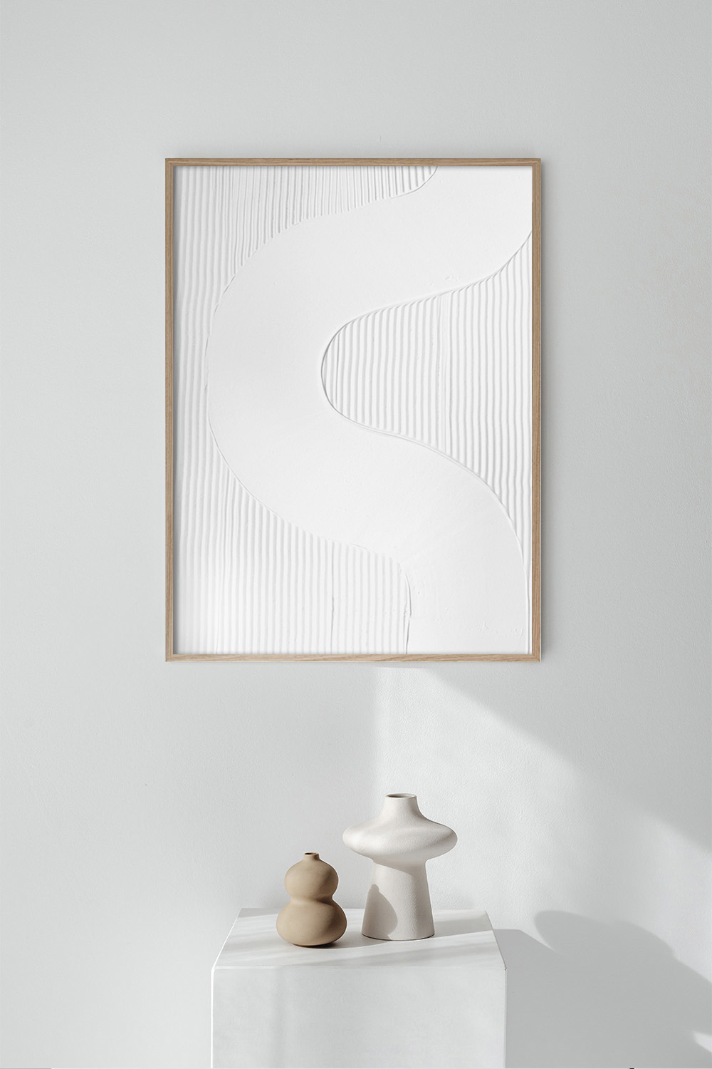 Объемная картина для интерьера в рамке Рельеф #12