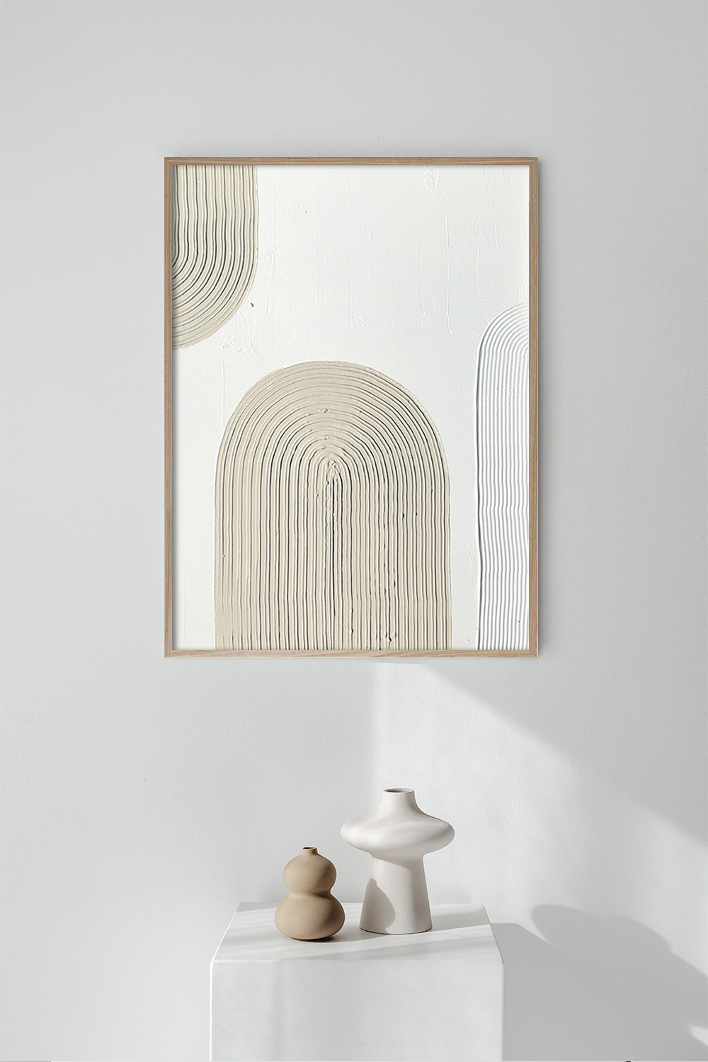 Объемная картина для интерьера в рамке Рельеф #13