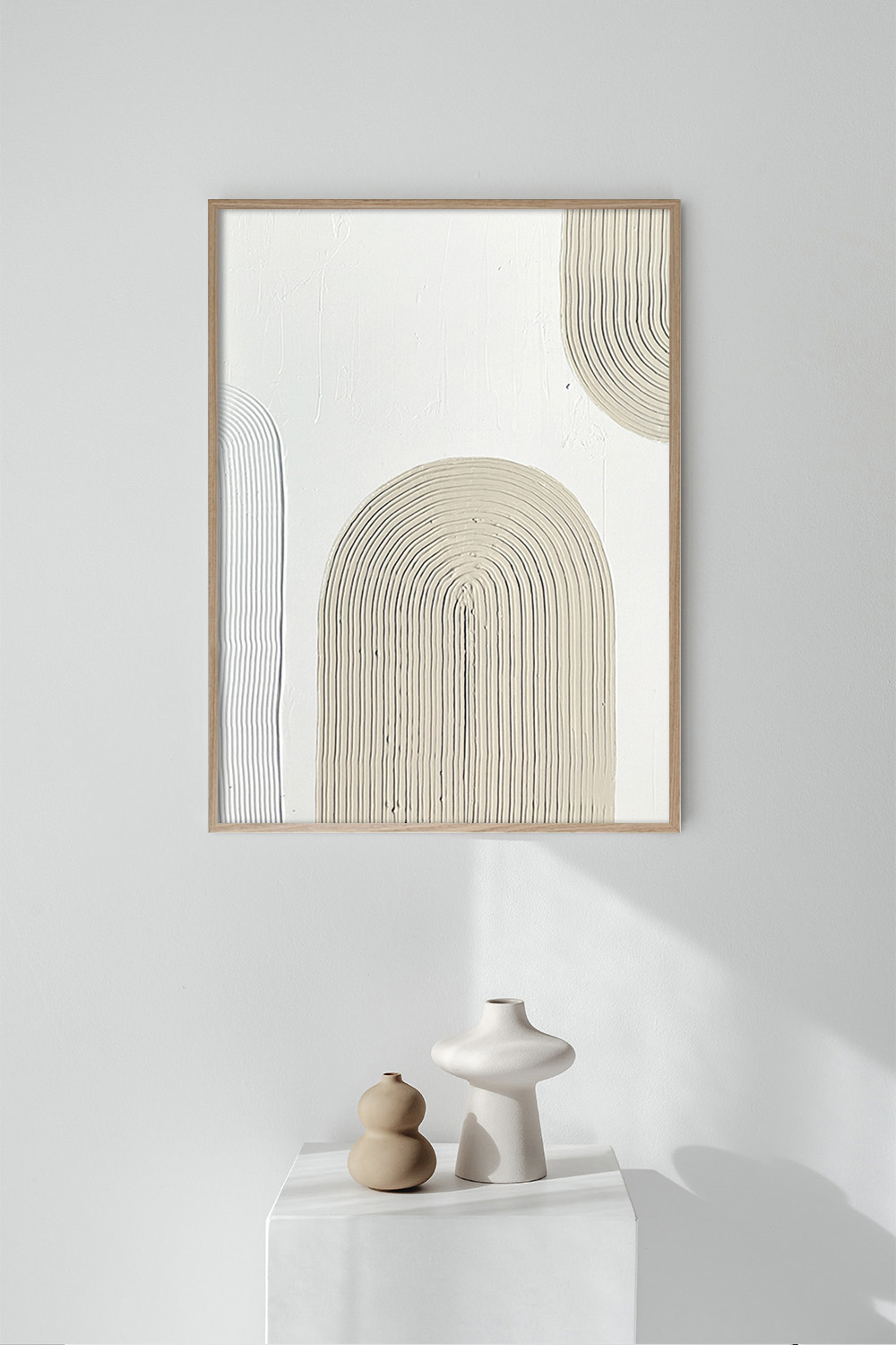 Объемная картина для интерьера в рамке Рельеф #14