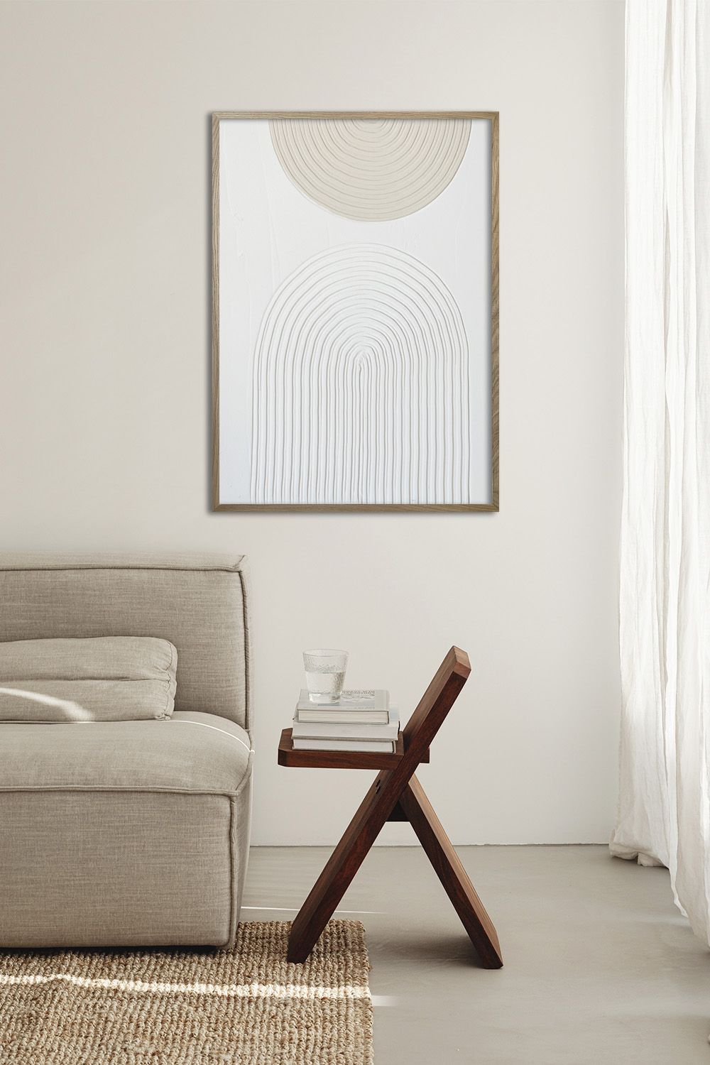 Объемная картина для интерьера в рамке Рельеф #23