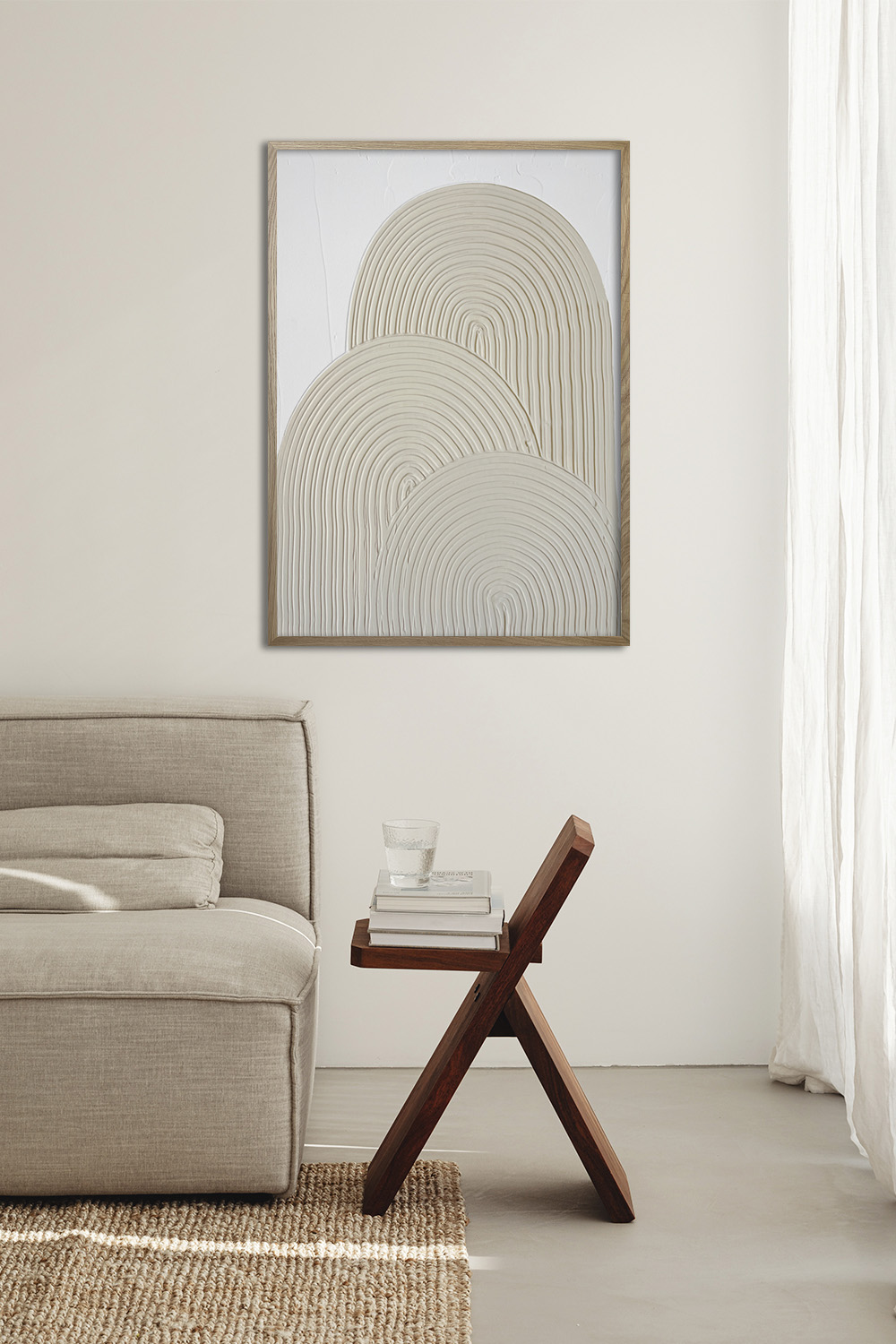 Объемная картина для интерьера в рамке Рельеф #25