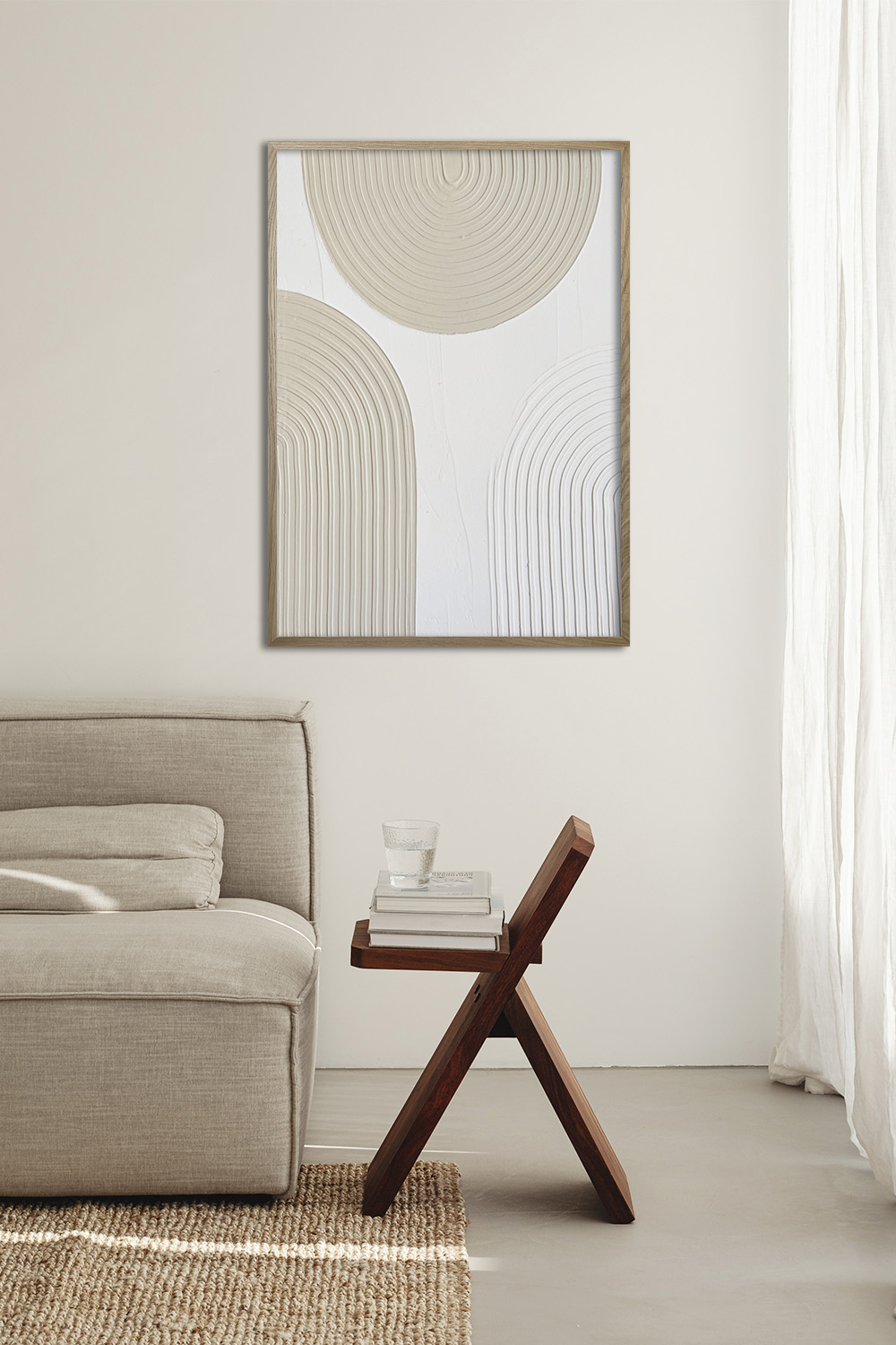 Объемная картина для интерьера в рамке Рельеф #26