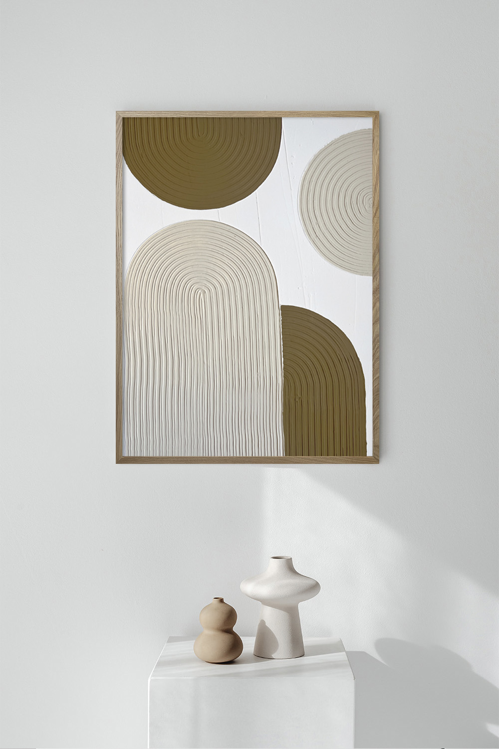 Объемная картина для интерьера в рамке Рельеф #28