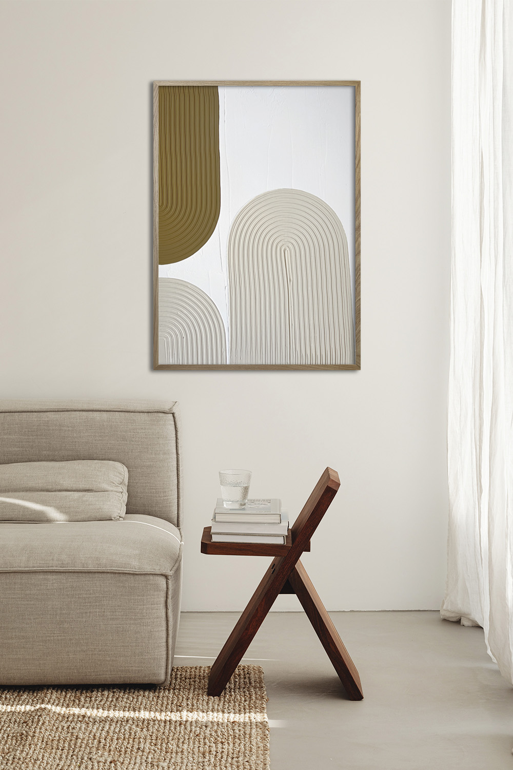 Объемная картина для интерьера в рамке Рельеф #29