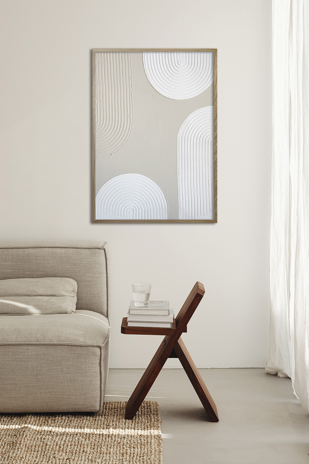 Объемная картина для интерьера в рамке Рельеф #30