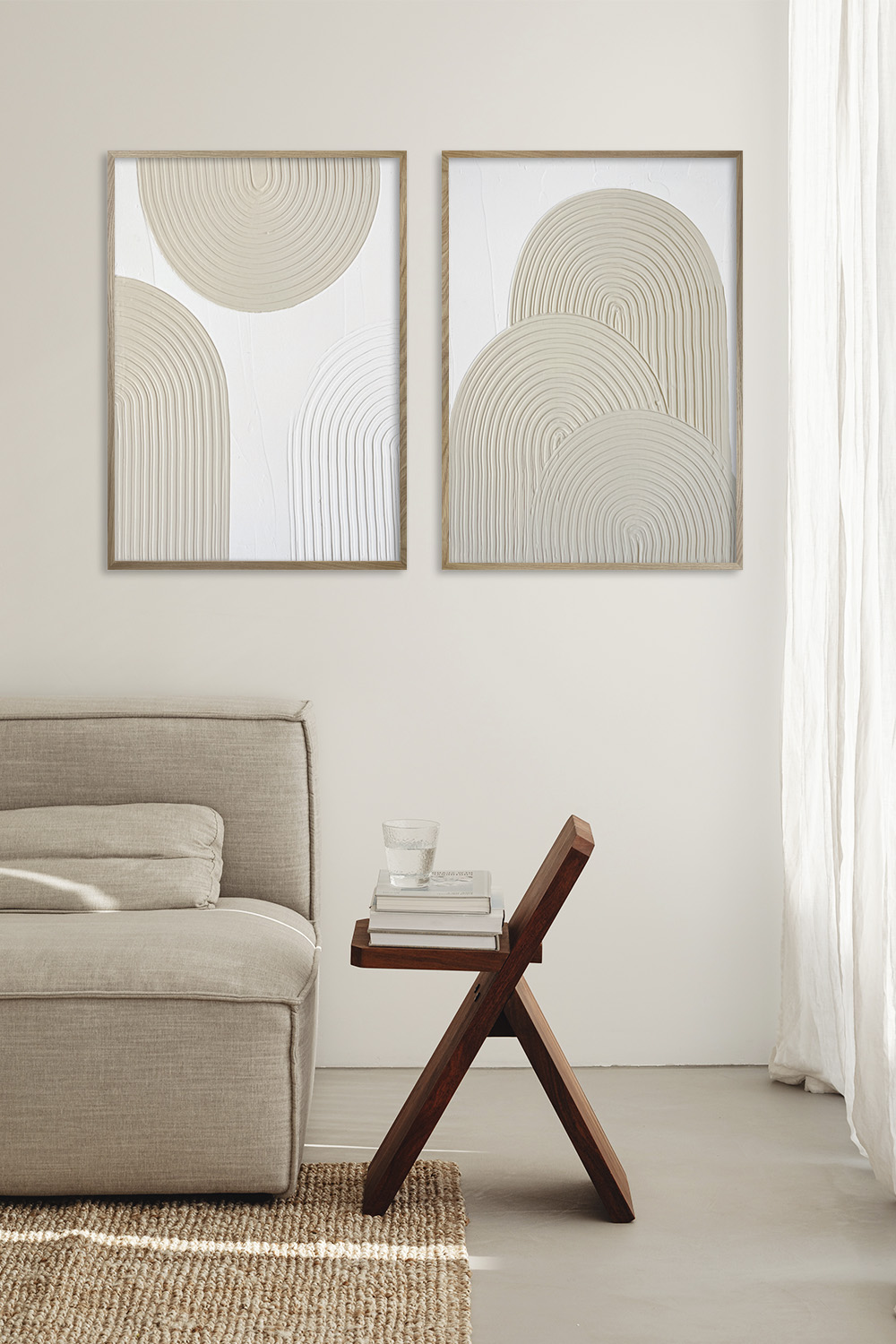 Набор из двух картин в рамках Пара #01