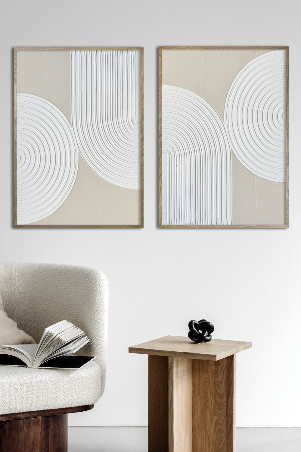 Набор из двух картин в рамках Пара #04