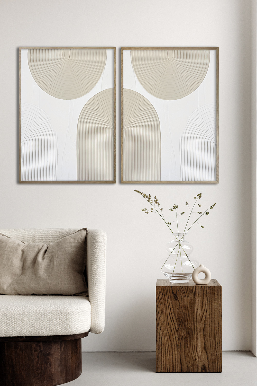 Набор из двух картин в рамках Пара #06