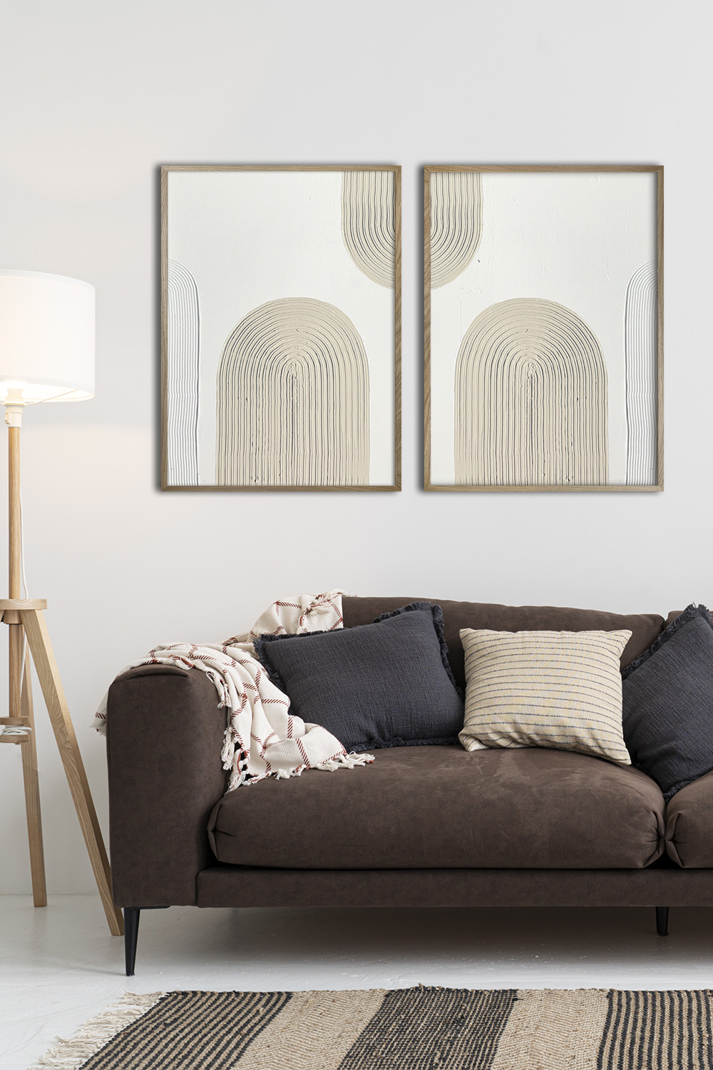 Набор из двух картин в рамках Пара #07