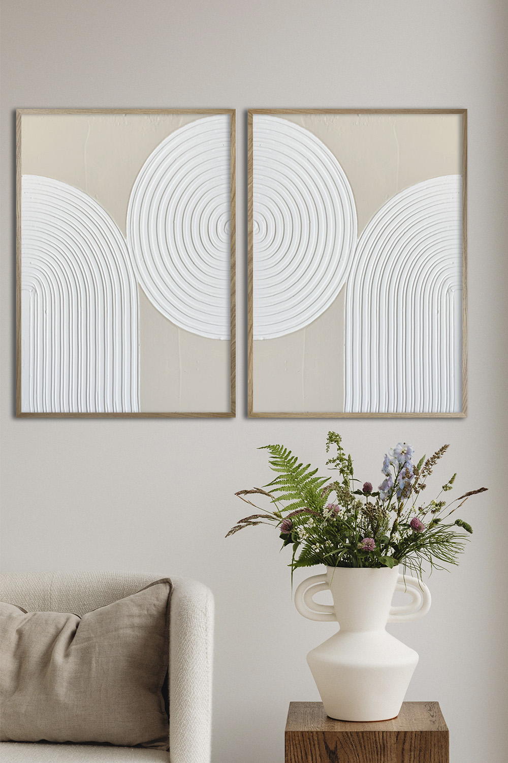 Набор из двух картин в рамках Пара #10