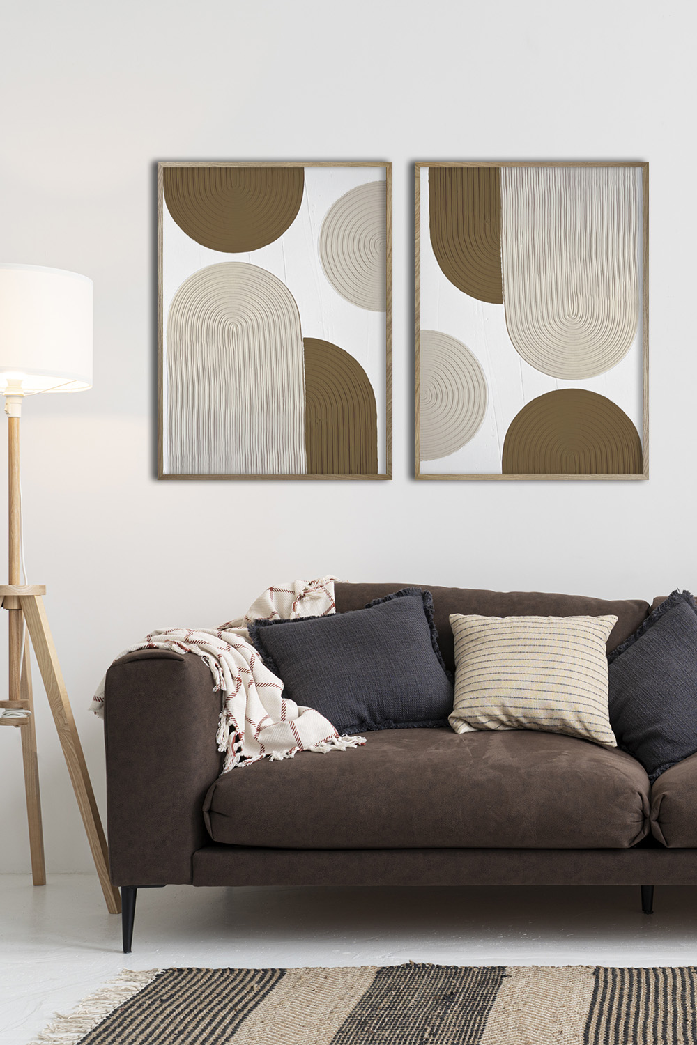 Набор из двух картин в рамках Пара #12