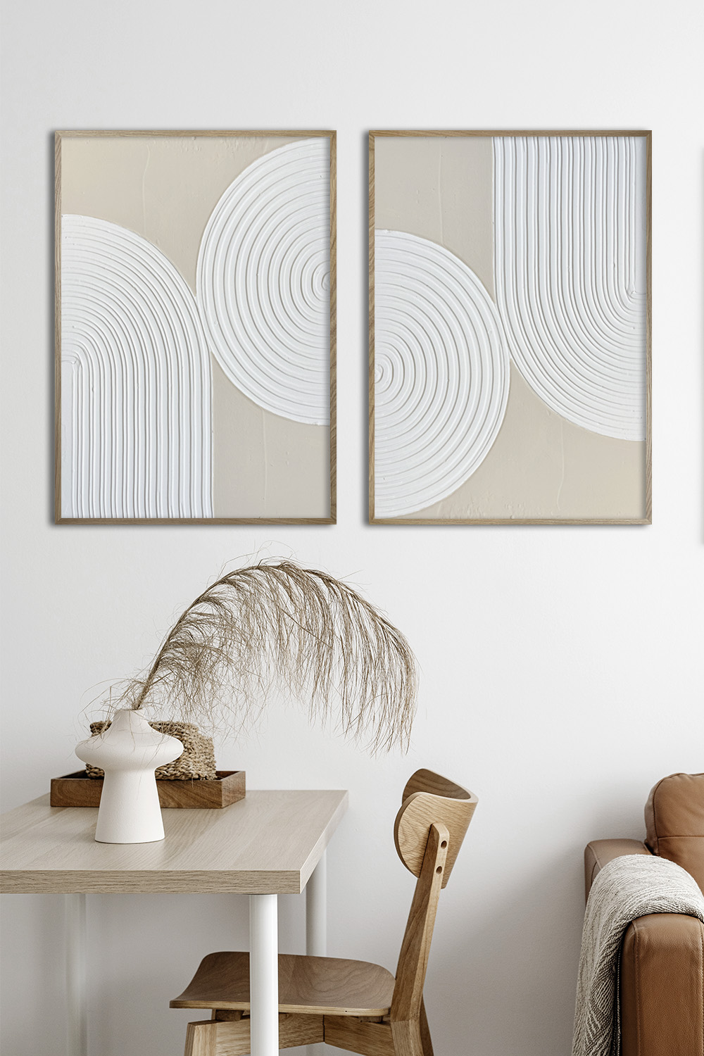 Набор из двух картин в рамках Пара #13