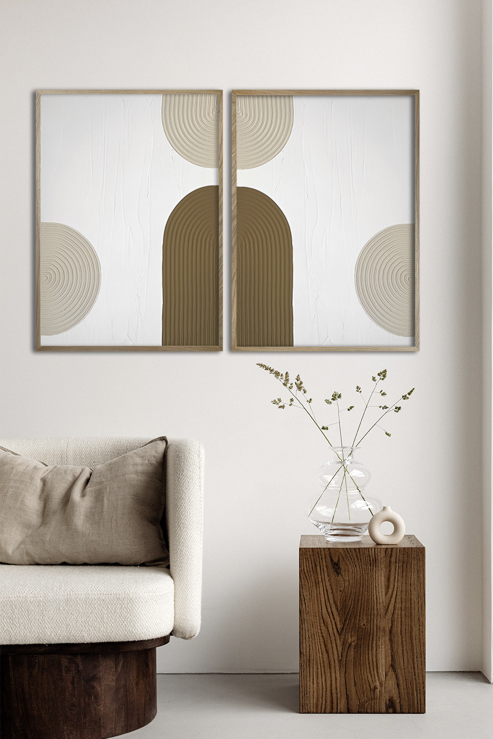 Набор из двух картин в рамках Пара #16