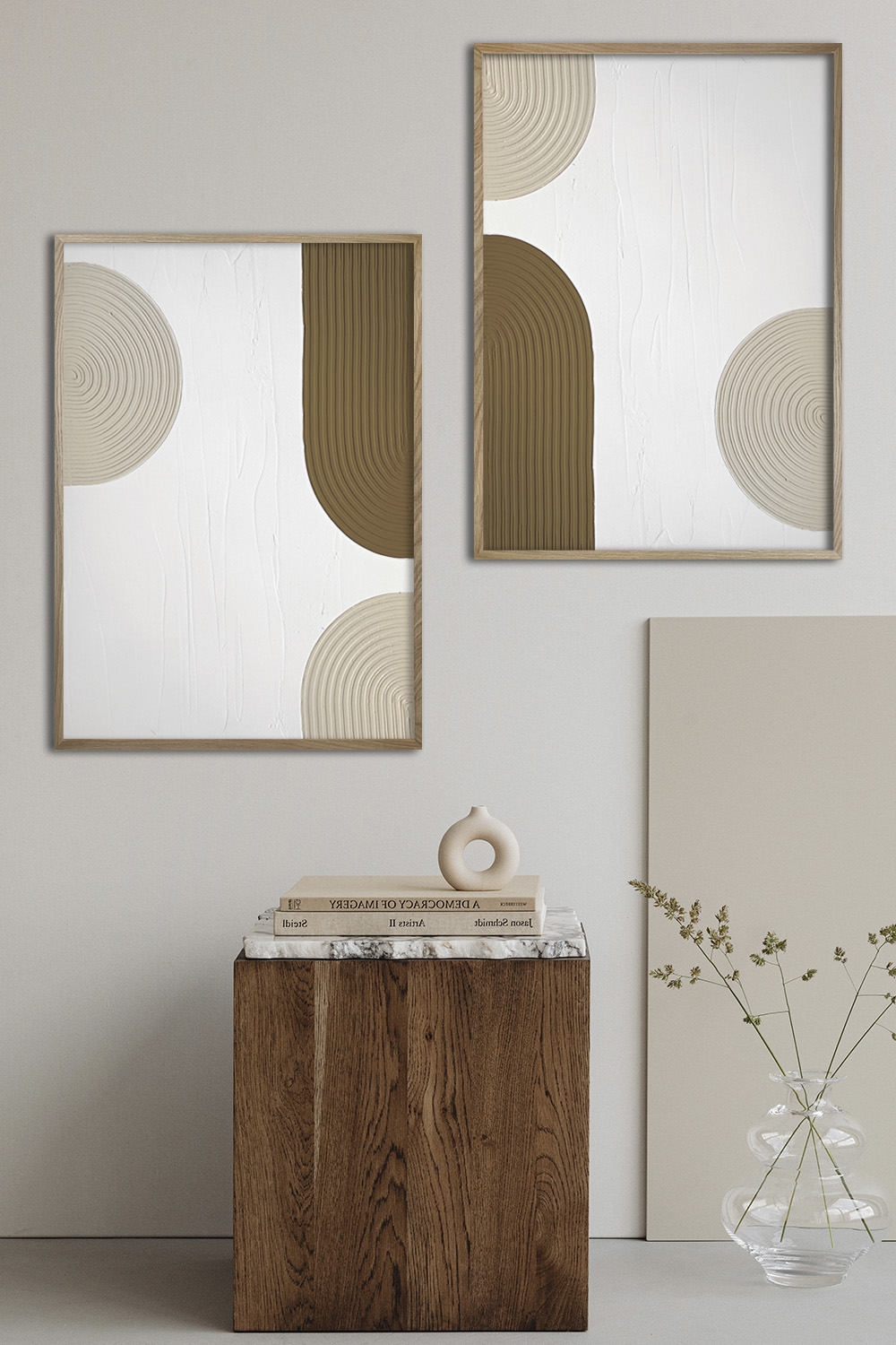 Набор из двух картин в рамках Пара #17