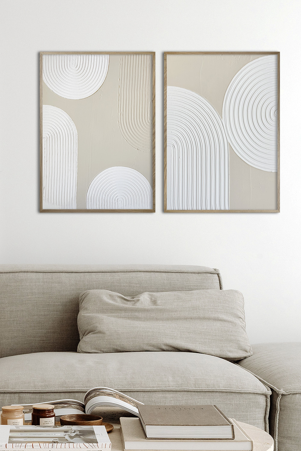 Набор из двух картин в рамках Пара #18