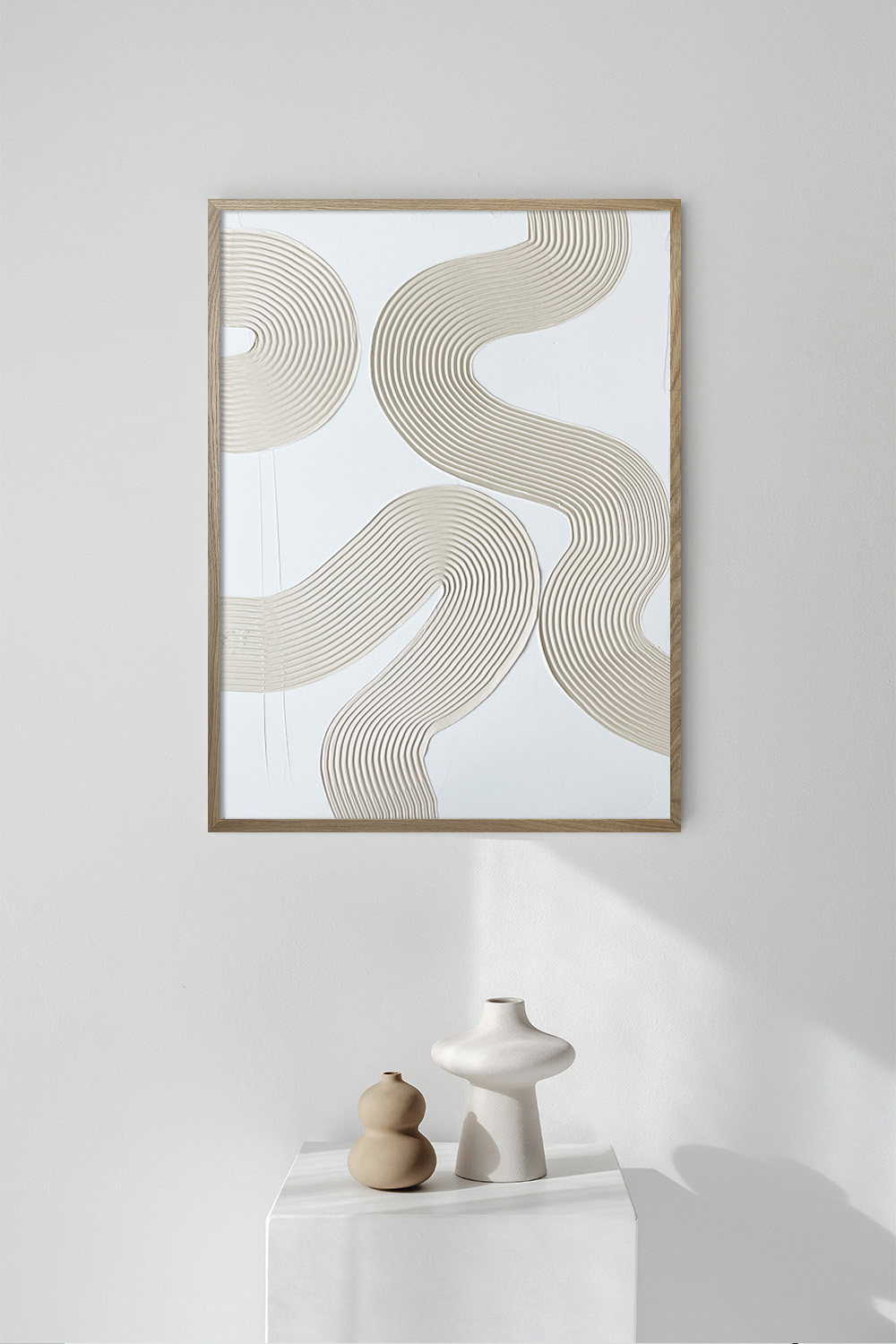 Картина для интерьера рельефная в рамке Рельеф #33