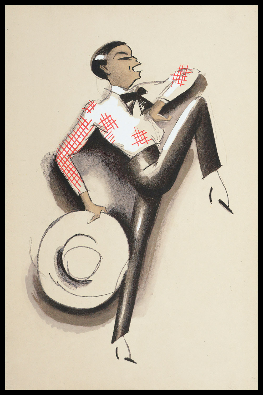 Постер Мужчина С Шляпой