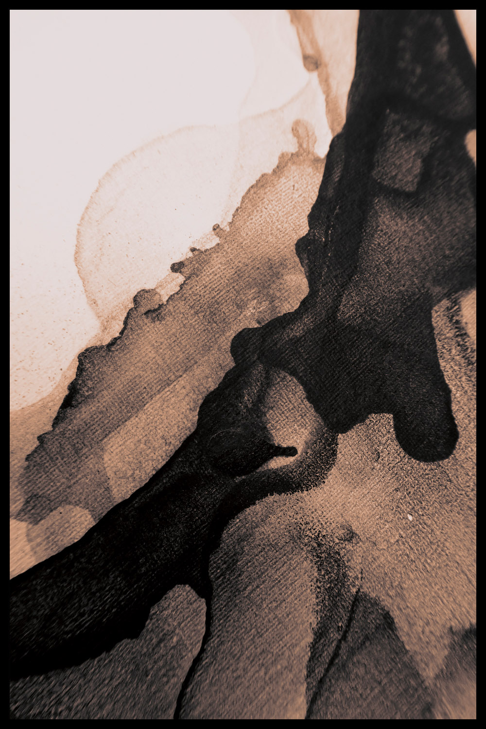 Постер Абстракция Темно-Коричневая №2