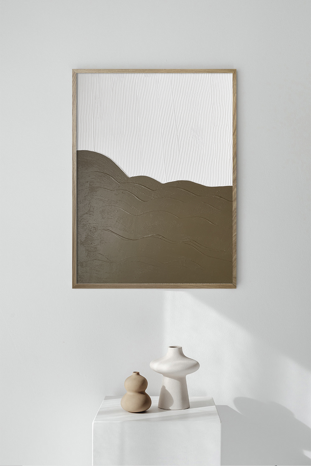 Картина для интерьера рельефная в рамке Рельеф #38