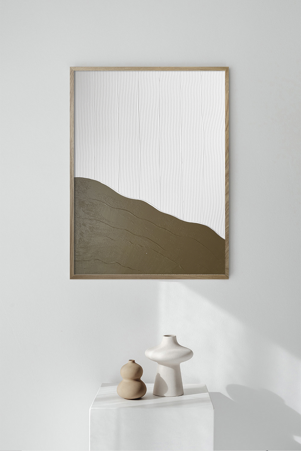 Картина для интерьера рельефная в рамке Рельеф #39