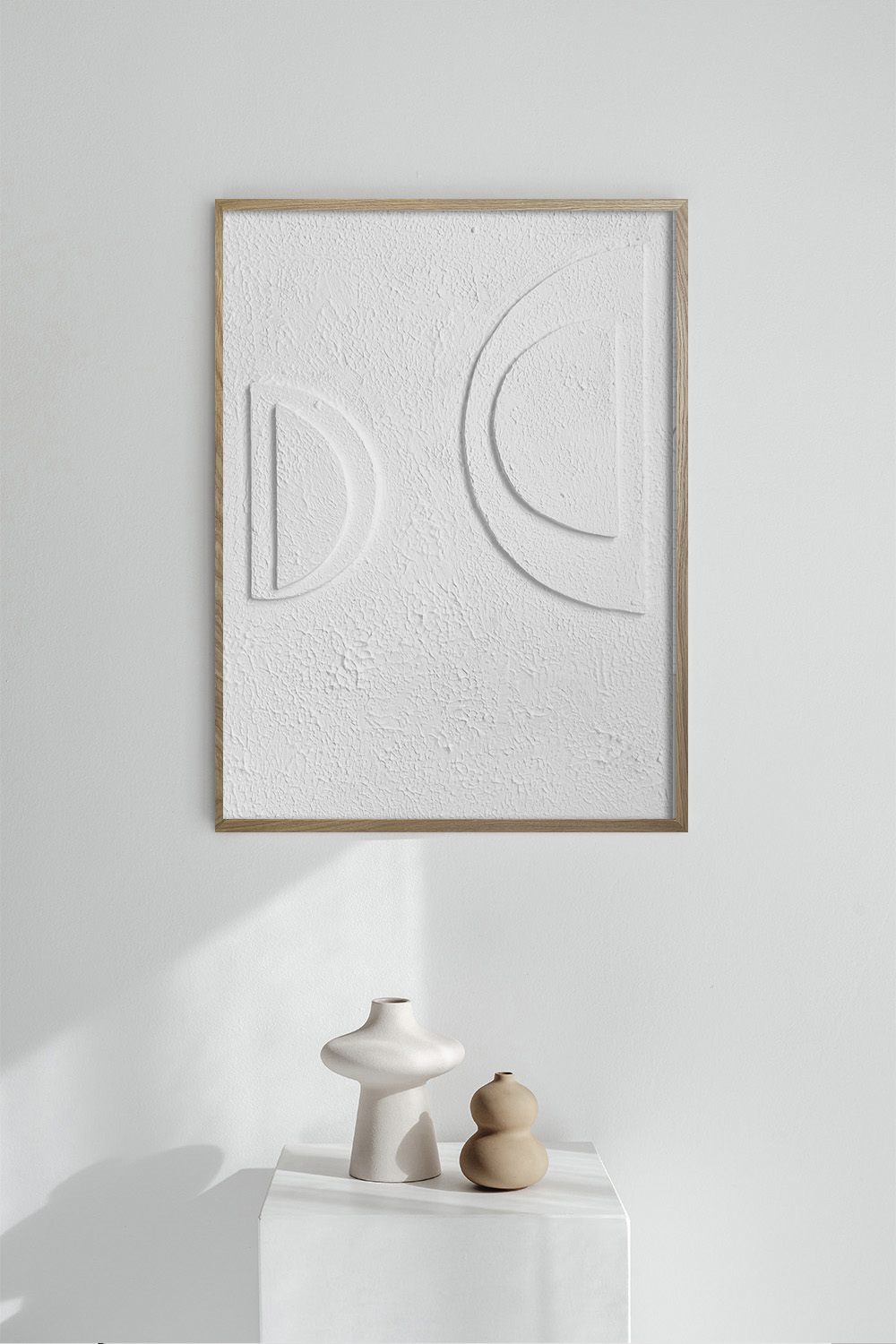 Картина для интерьера объемная в рамке Рельеф #45