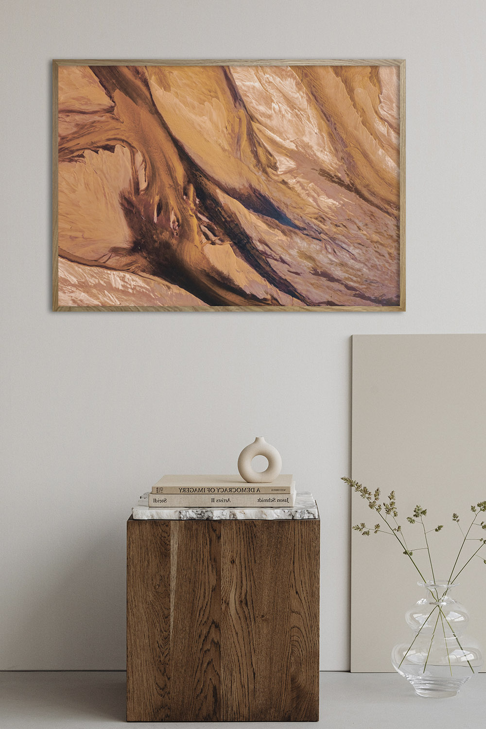 Постер Абстракция Оранжевая