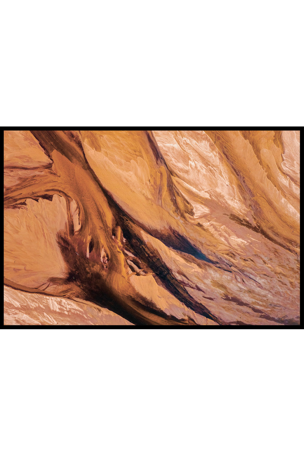 Постер Абстракция Оранжевая