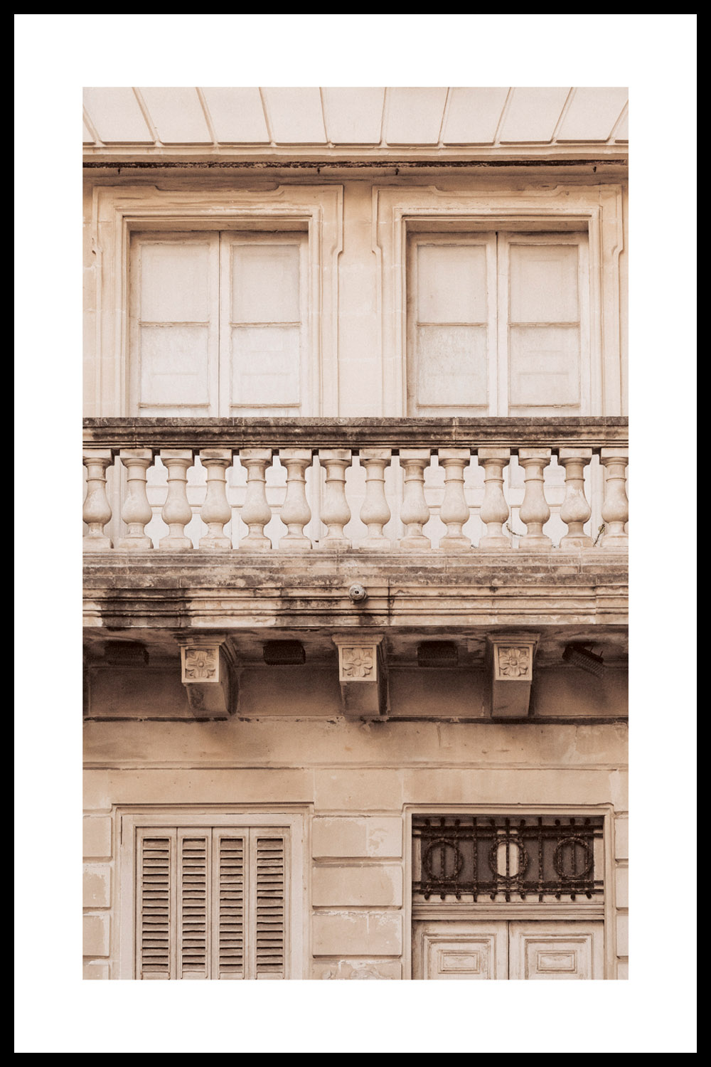 Постер Старый Балкон