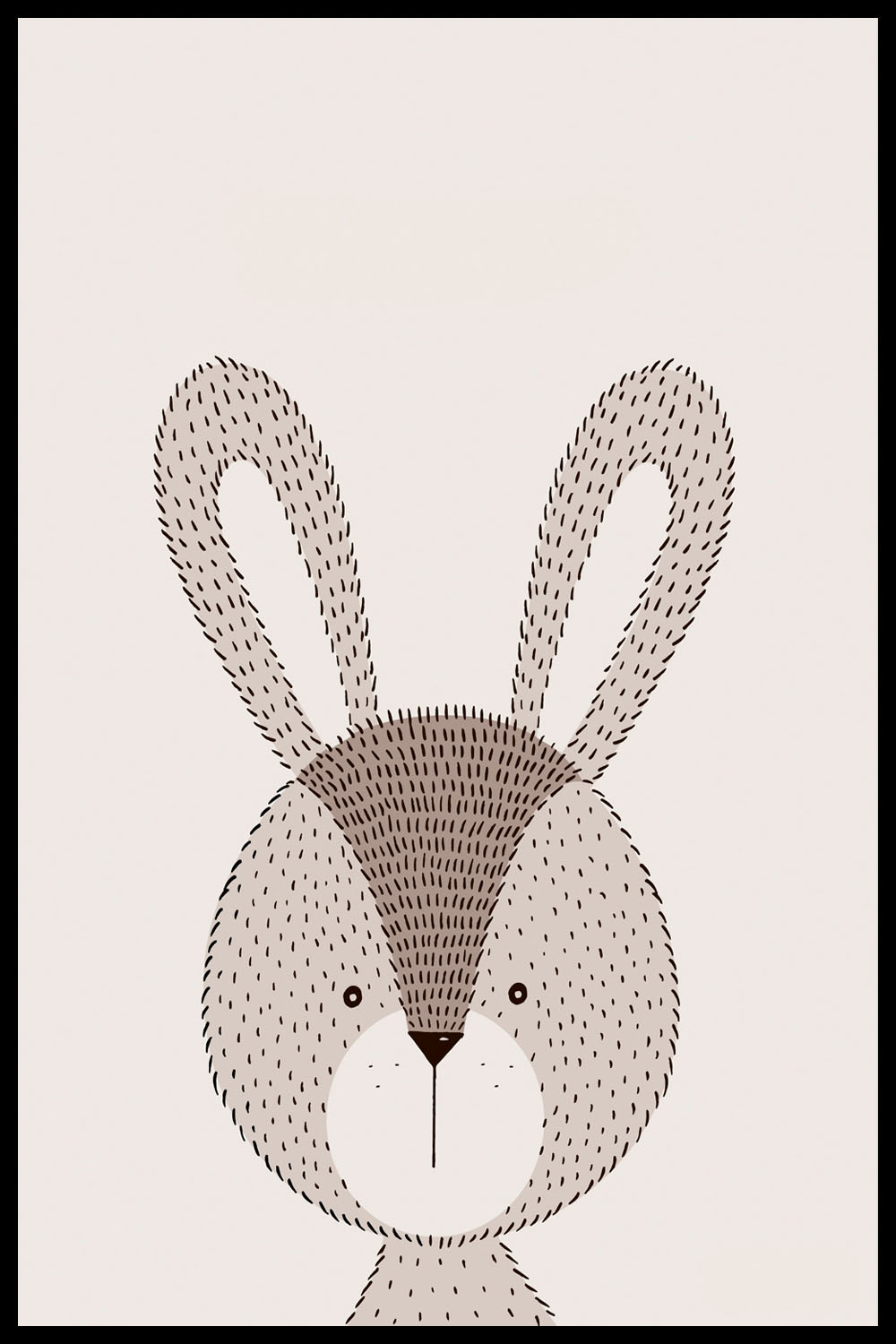 Постер Для Детской Заяц