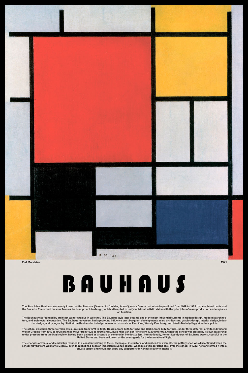 Постер Bauhaus #2