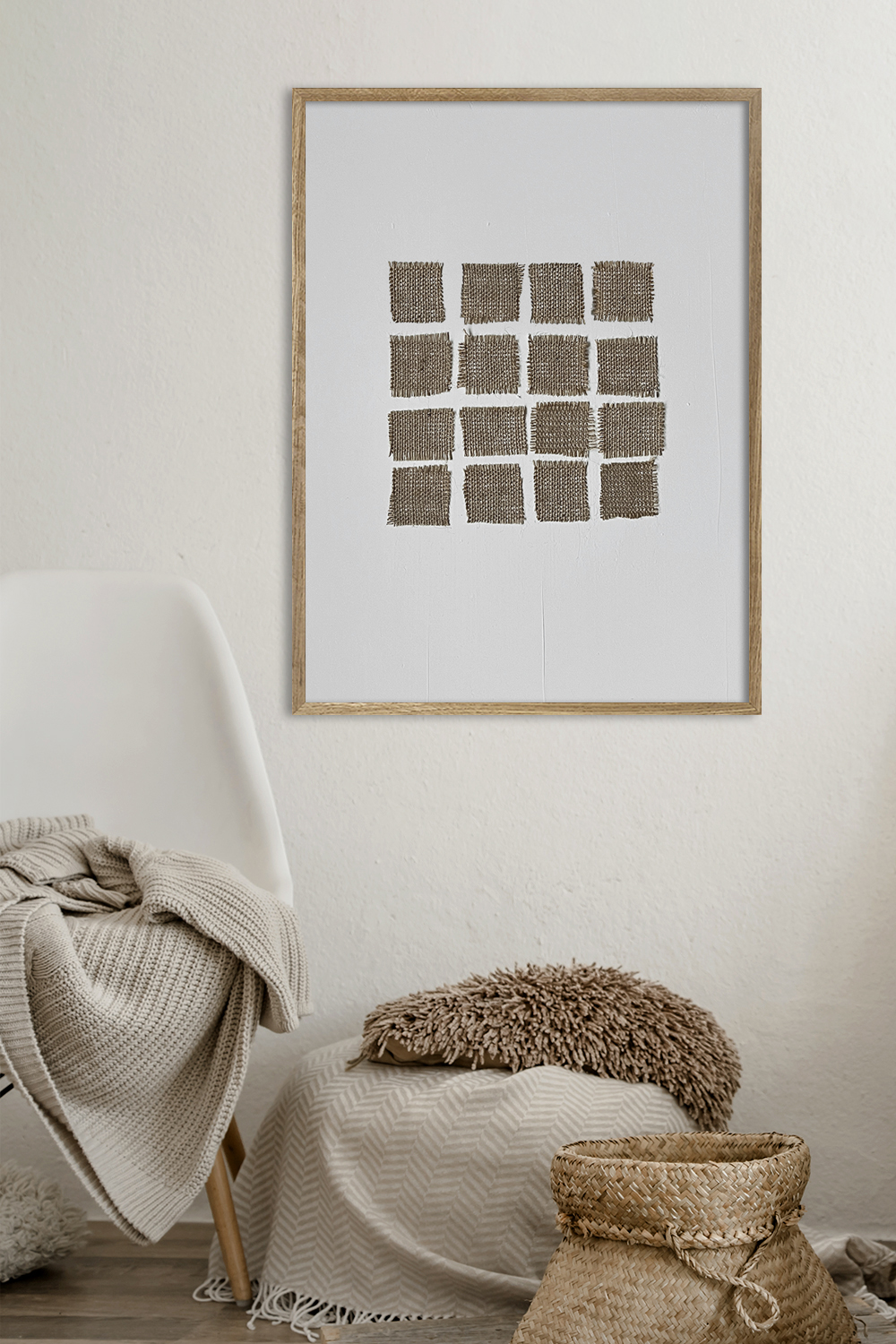 Картина для интерьера DECORMARKT Экостиль Квадраты