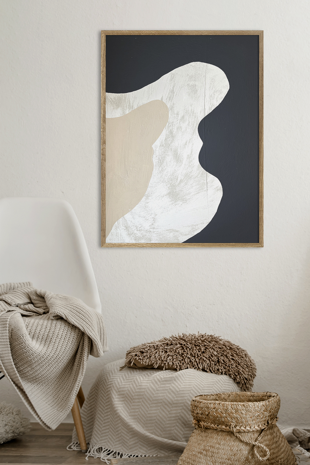 Картина для интерьера из гипса объемная DECORMARKT Абстракция