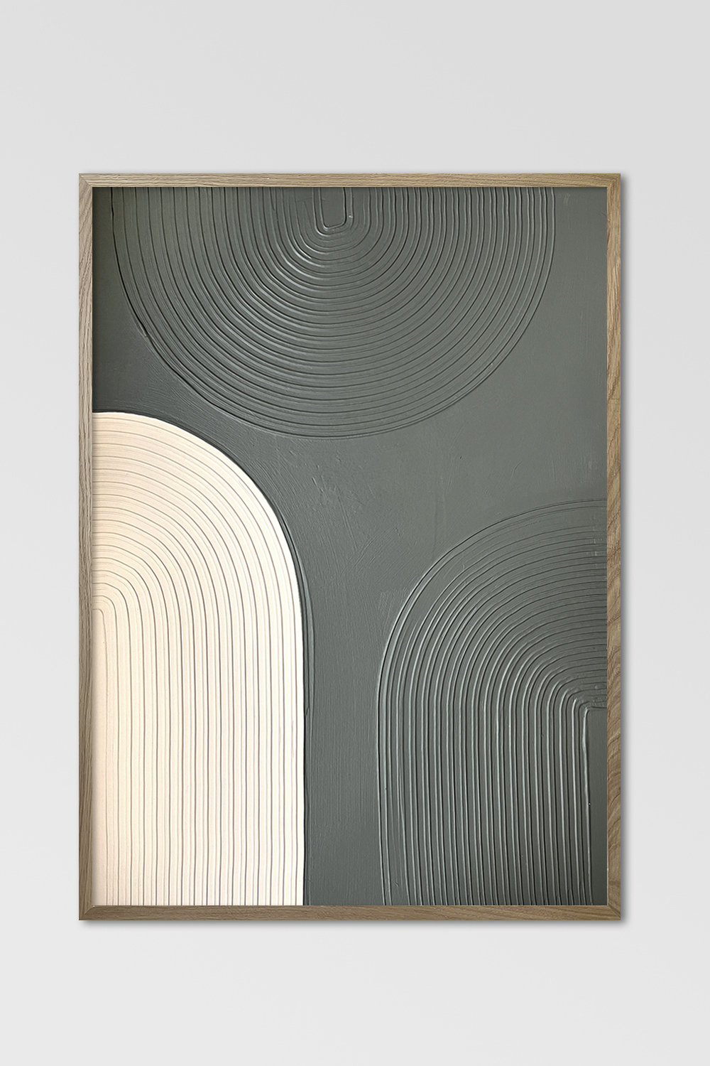 Картина из гипса DECORMARKT Бежевая арка на зеленом